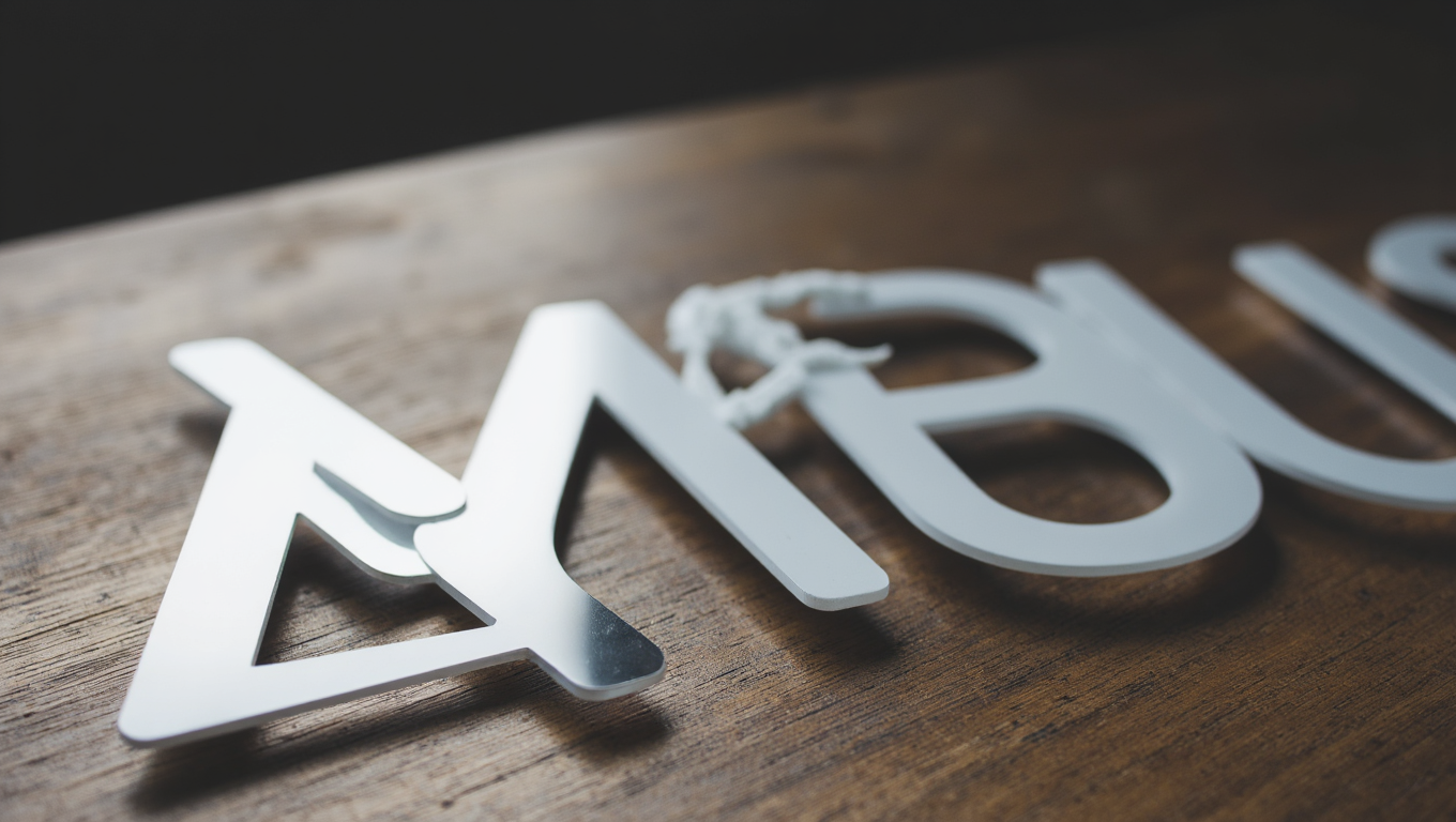 PROMPT: Event branding setup: step-and-repeat backdrop, directional signage, clean premium finish, no humans | SIZE: 1400x900